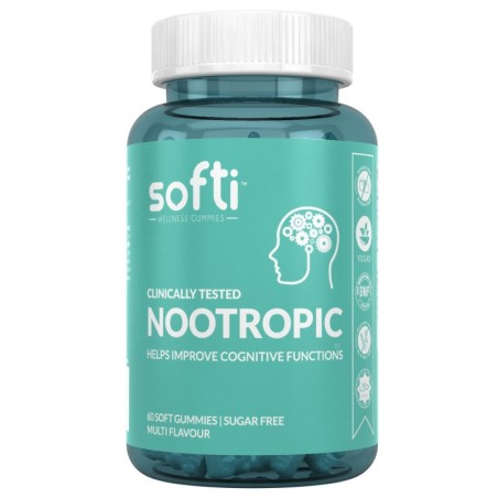 Softi Nootropic | Fosfatidil + Colina + Vitaminas | 60 Gummies